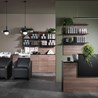 Recepcija za salon VISTA CONSOLLE BLACK & OAK
