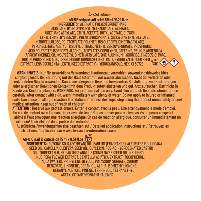 Striplac Colour & Care Set  - Soleil & Shine (15 ml x 6,5 ml)