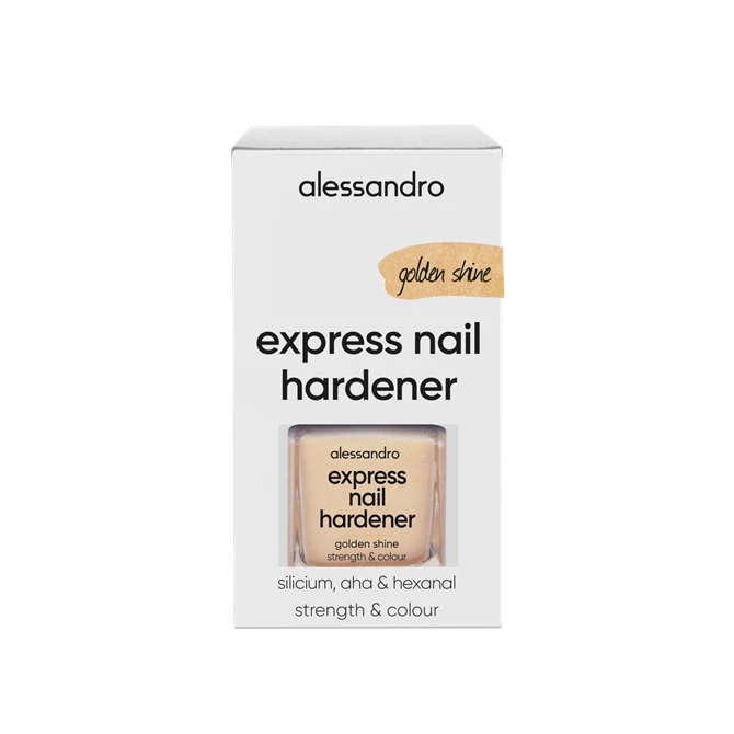 Lak za učvršćivanje noktiju / Express Nail Hardener Golden Shine, 10 ml 