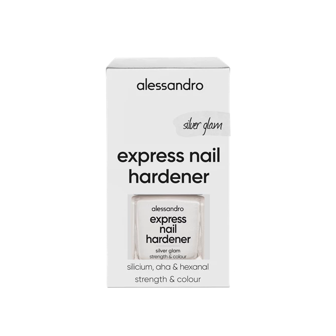 Lak za učvršćivanje noktiju / Express Nail Hardener Silver Glam, 10 ml 
