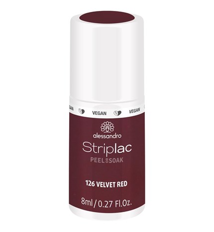 Striplac 2.0 PEEL OR SOAK  Velvet Red 8 ml