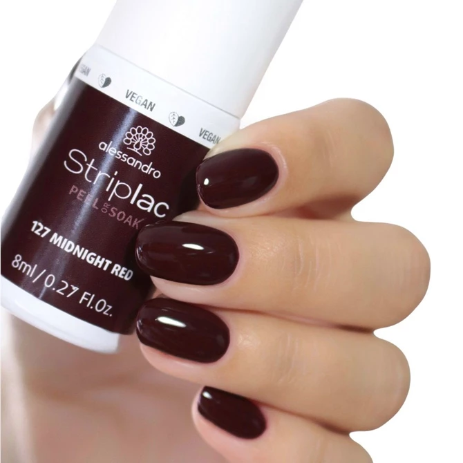 Striplac 2.0 PEEL OR SOAK  Midnight Red 8 ml