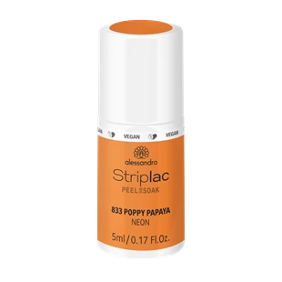 Striplac Peel Or Soak Neon Poppy Papaya 5 ml