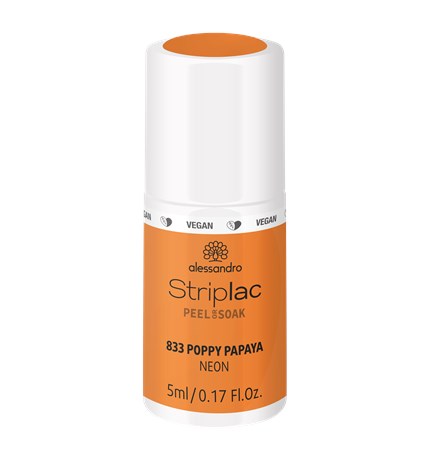 Striplac PEEL OR SOAK NEON POPPY PAPAYA , 5 ml