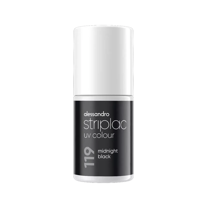 Striplac UV Colour Midnight Black, 6,5 ml