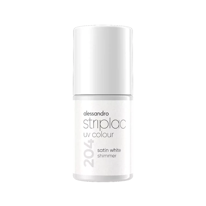 Striplac UV Colour Satin White Shimmer, 6,5 ml