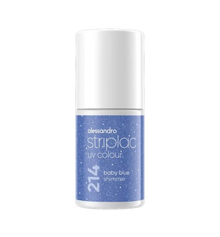 Striplac UV Colour Baby Blue Shimmer, 6,5 ml