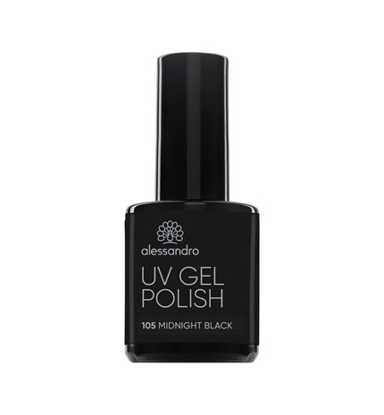 Uv Gel Polish MIDNIGHT BLACK, 10 ml