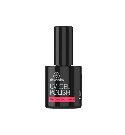 Uv Gel Polish Coral Shock NEON, 10 ml
