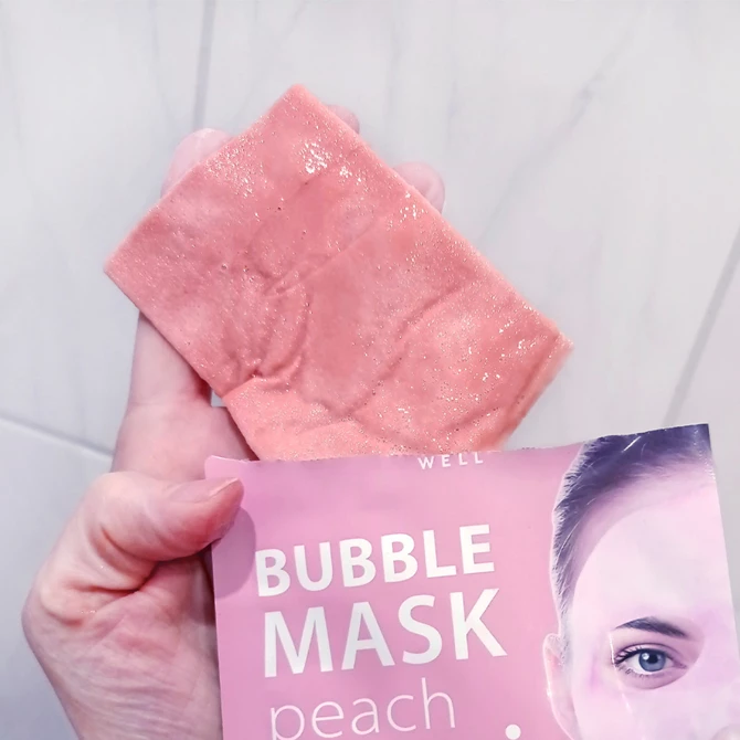Deep Cleansing Bubble Mask PEACH, 20 g