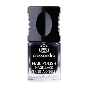 Alessandro lak za nokte 177 Midnight Black, 10 ml