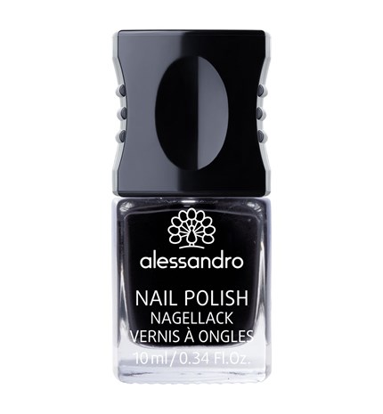 Alessandro lak za nokte 177 Midnight Black, 10 ml