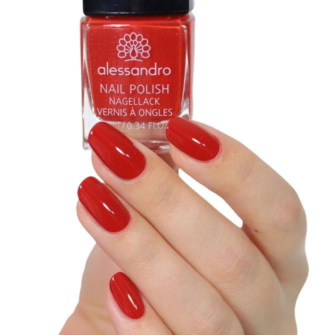 Alessandro lak za nokte 907 Ruby Red, 10 ml