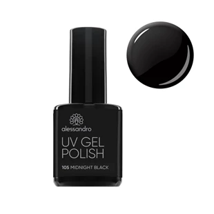 Uv Gel Polish MIDNIGHT BLACK, 10 ml