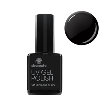 Uv Gel Polish MIDNIGHT BLACK, 10 ml