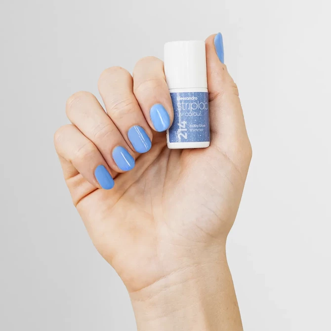 Striplac UV Colour Baby Blue Shimmer, 6,5 ml