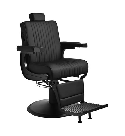 Brijačka stolica Levi bez šavova, crna