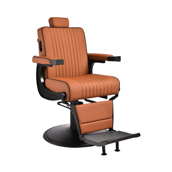 Brijačka stolica Levi bez šavova, smeđa