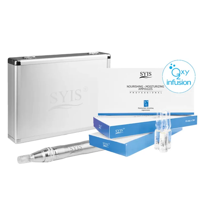 Dermapen s mikroiglama 05, srebrni + syis kozmetika