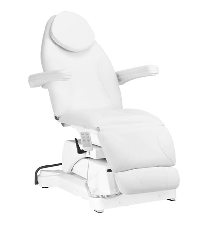 Električna kozmetička stolica Sillon Basic 3 motora, okretna, bijela