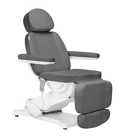 Električna kozmetička stolica SILLON CLASSIC, 4 motora, siva