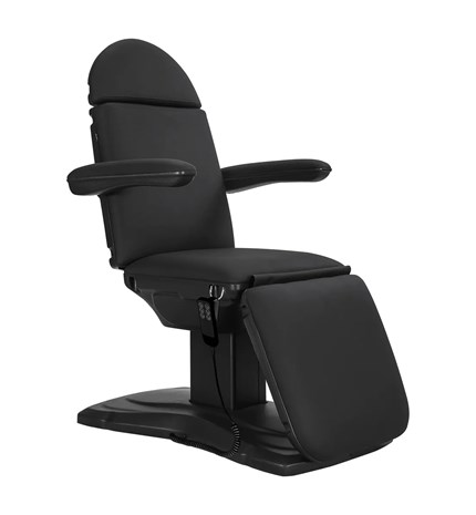 Električna kozmetička stolica SILLON Eclipse, 3 motora, crna