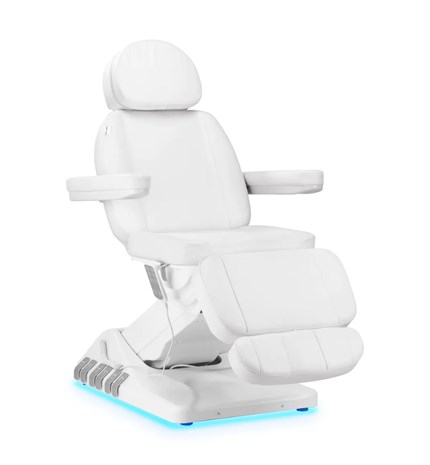 Električna kozmetička stolica SILLON Luxury 3 motora s nožnom kontrolom, bijela