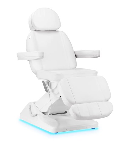 Električna kozmetička stolica SILLON Luxury, 3 motora, bijela