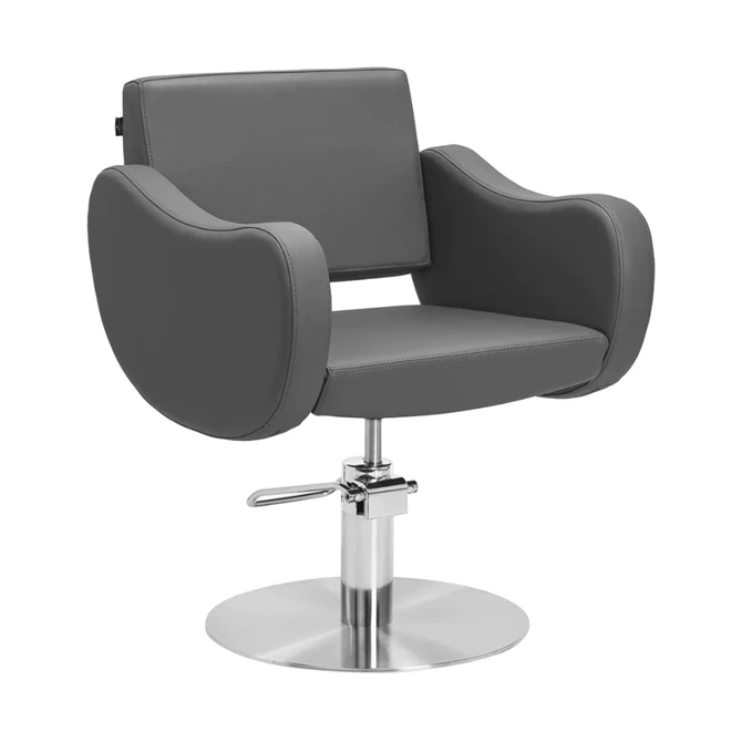 Frizerska stolica Sewilla INOX baza, siva