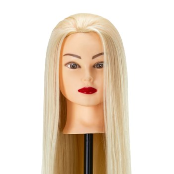 Frizerska trening lutka, sintetička kosa, boja 613#, duljina 24"