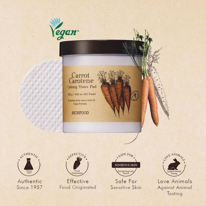 Carrot Carotene Calming Water Pad, 250 g