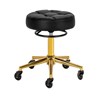 Kozmetička radna stolica D054G, zlatno-crna