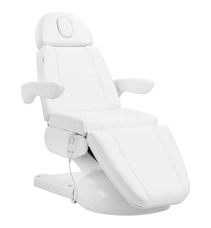 Kozmetička stolica Azzurro Lux 3m s grijanjem, bijela