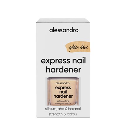 Lak za učvršćivanje noktiju / Express Nail Hardener Golden Shine, 10 ml 