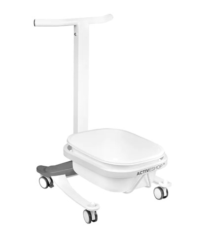 Posuda za pedikuru na kotačima s funkcijom podizanja