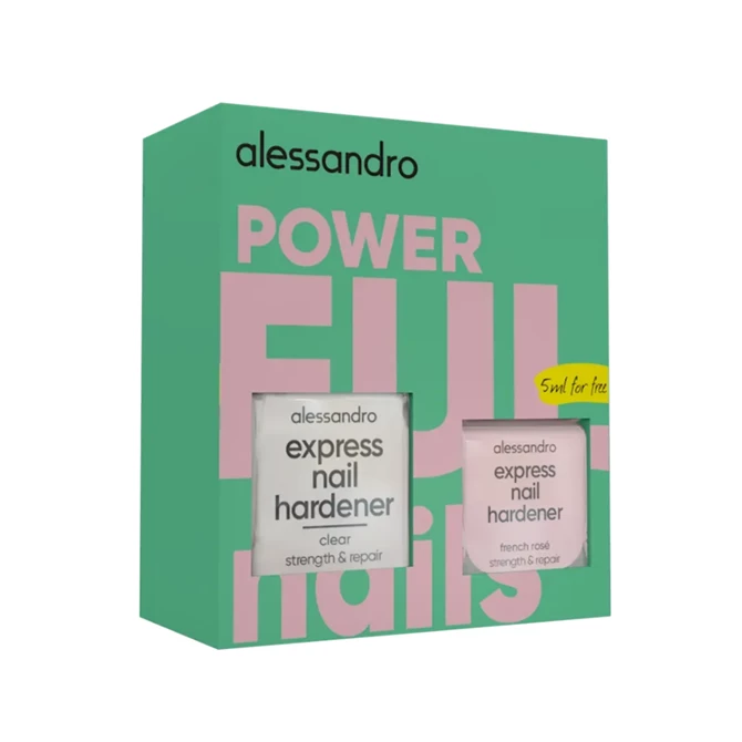 Powerful nails set, 10 ml & 5 ml gratis