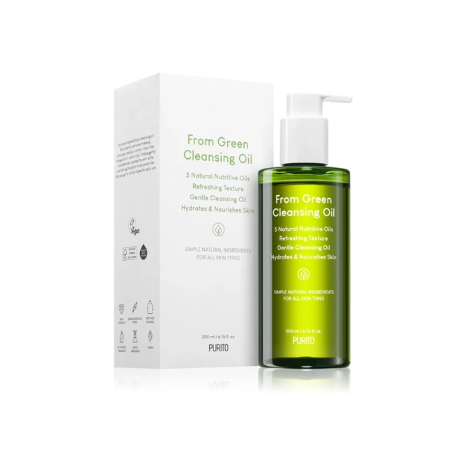 From Green Cleansing Oil, 200 ml