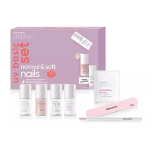Striplac Uv Basic Set + Colour Normal & Soft Nails - standardni početni set 
