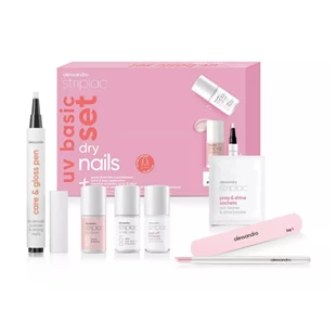 Striplac Uv Basic Set + Colour Dry Nails - bazni početni set 