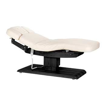 Spa krevet Sillon Relax s crnom bazom, krem