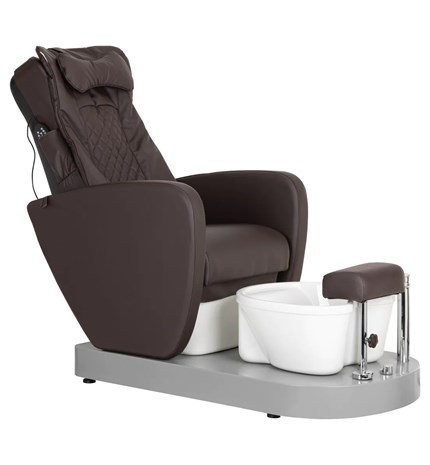 Spa stolica za pedikuru sa masažom leđa 116C, smeđa