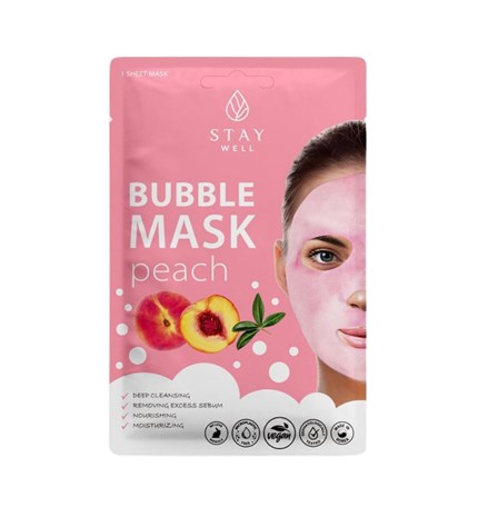 Deep Cleansing Bubble Mask PEACH, 20 g