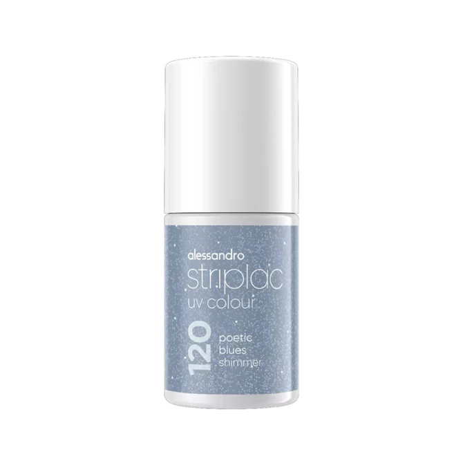 Striplac UV lak za nokte Poetic Blues Shimmer 6,5 ml