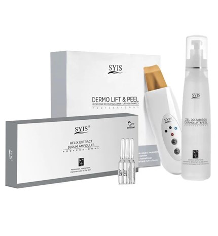 Uređaj za dermo lifting i peel piling kože, zlatna špatula + syis kozmetika