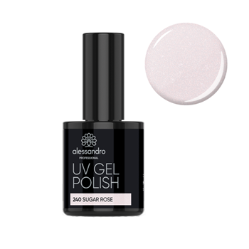 Uv Gel Polish Kiss Me Sugar Rose Shimmer 10 ml