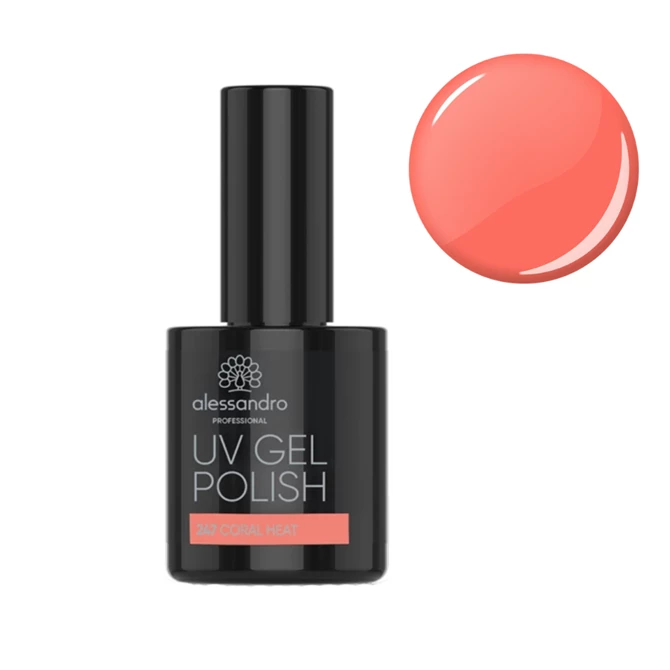 Uv Gel Polish Sunset Glow Coral Heat 10 ml