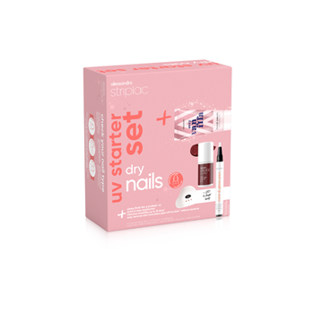 Striplac Uv Starter Set Dry Nails X-Mas Edition - standardni početni set s lampom