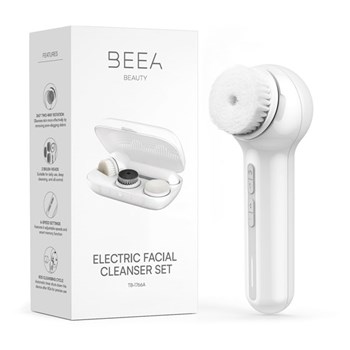 Čistač za lice Beea Beauty, rotirajući, 6 brzina, putna kutija