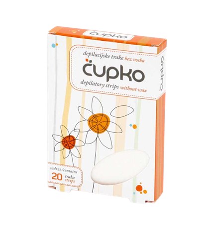 Depilacijske trake bez voska, 20 kom.